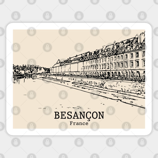 Besançon - France Sticker by Lakeric